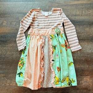 Giggle Moon Girls Long Sleeve Dress Size 5